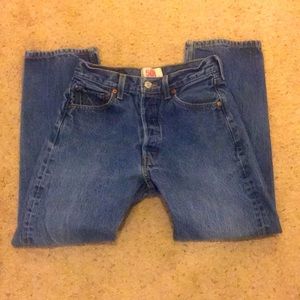 501 straight Leg Button Fly 30x30 Jeans
